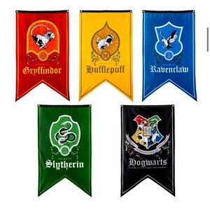All 5 Harry Potter banners